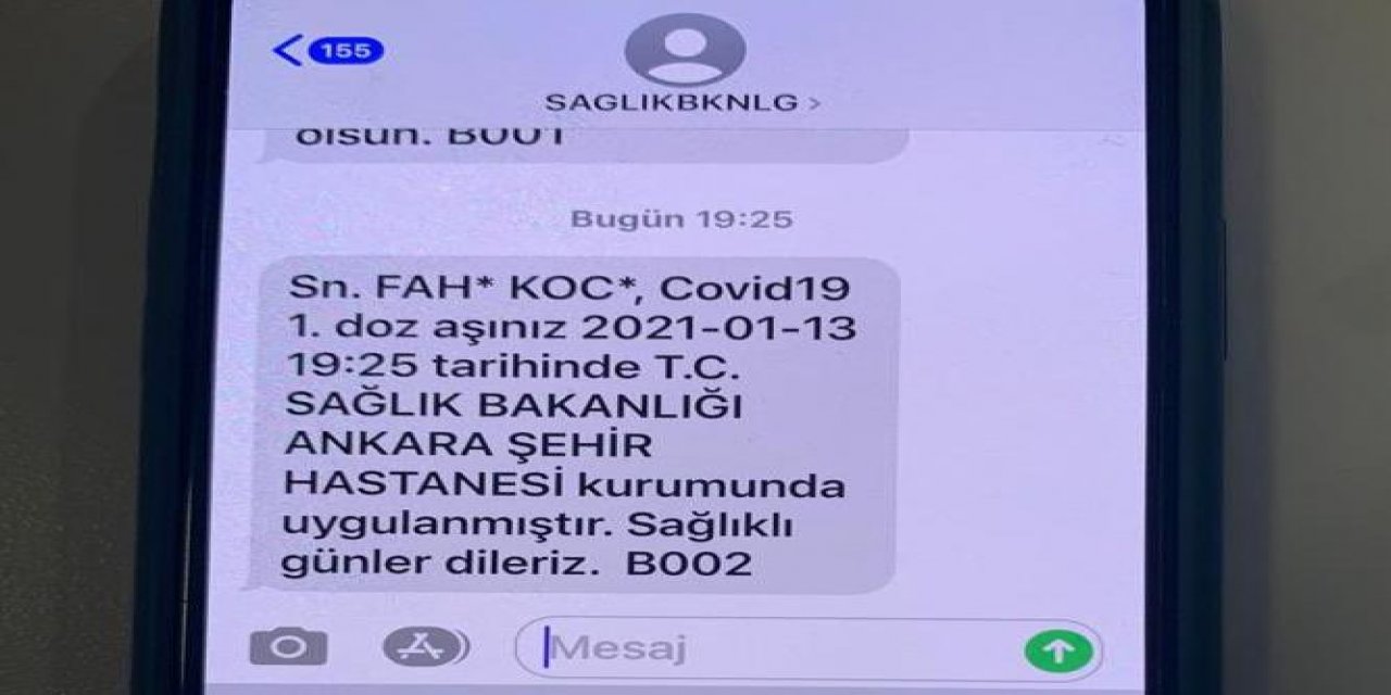 Bakan Koca’dan Aşı Teşekkürü !