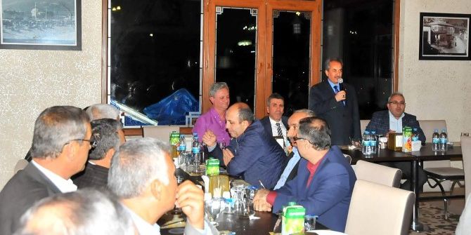 Başkan Akkaya’dan Albay Canol’a Veda Yemeği
