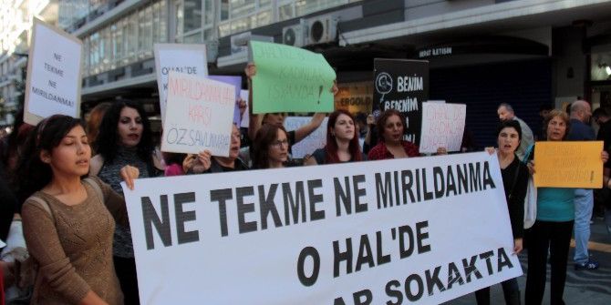 Kadınlardan Ohal Ve Şiddet Eylemi