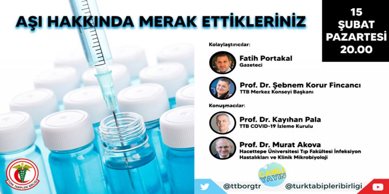 Türk Tabipler Birliği’nden Aşı Paneli