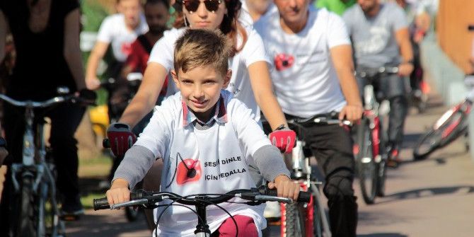 Sağlık İçin 30 Kilometre Pedal Çevirdiler