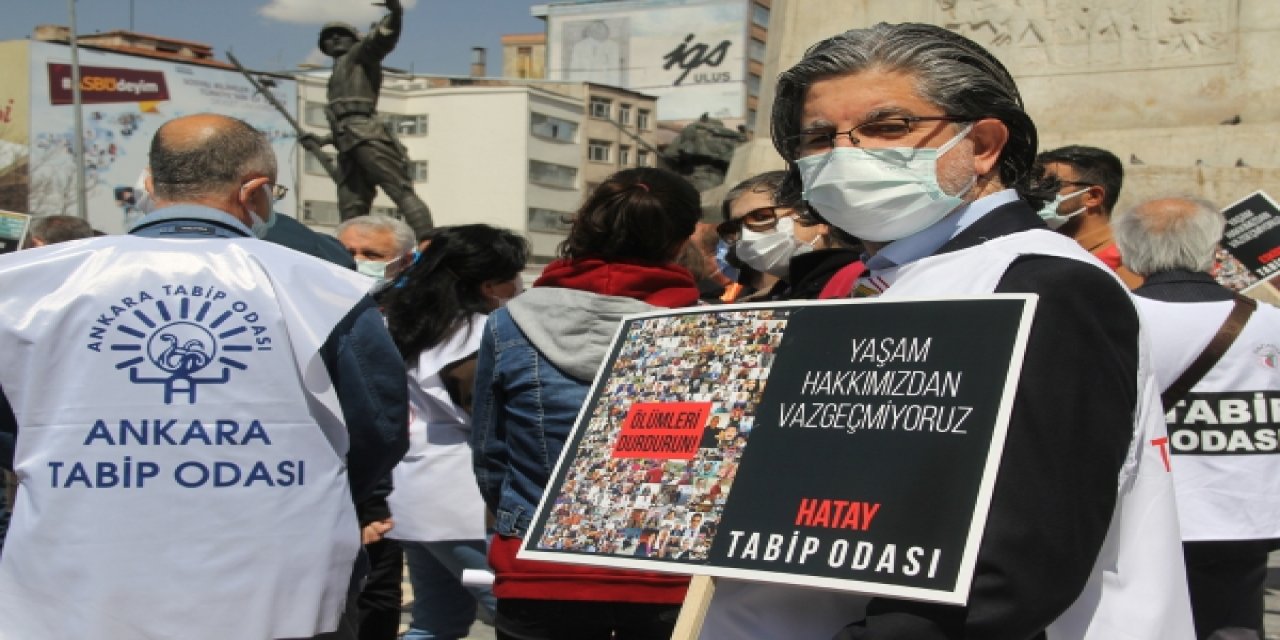 Sağlıkçılar Ülke Genelinde ‘Yaşam’ Eylemi Yaptı !