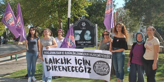 Kadın Cinayetlerini Durduracağız Platformu’ndan Özgecan Parkı’nda Eylem