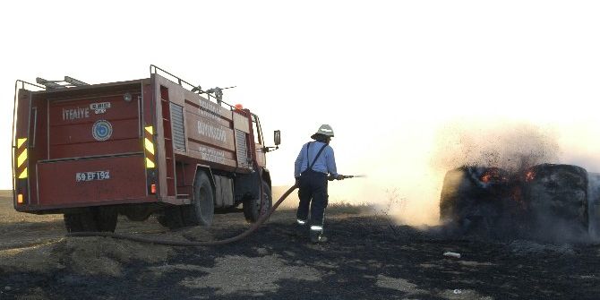 Saman Balyaları Alev Alev Yandı