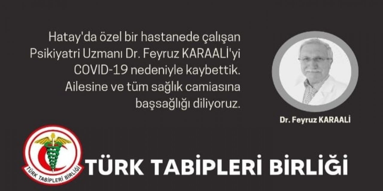 Psikiyatri Uzmanı Karaali Covıd-19’a Yenik Düştü