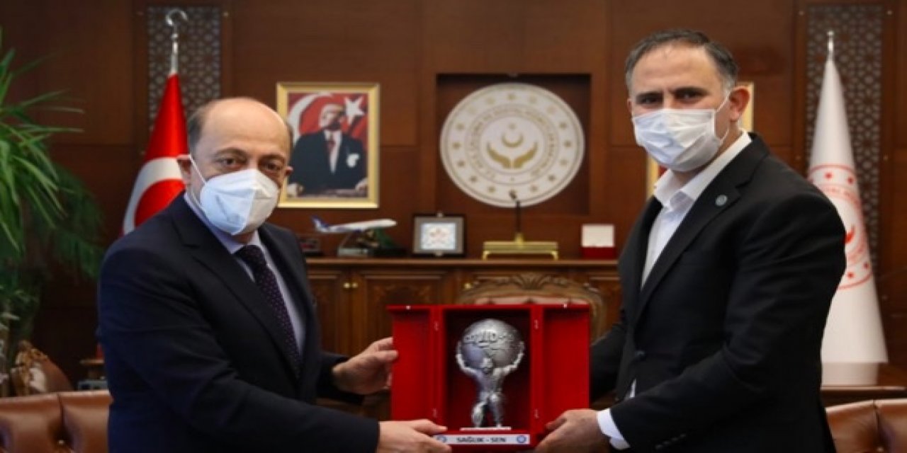Sağlıkçıların Zam Talebi Bakan Bilgin’e İletildi