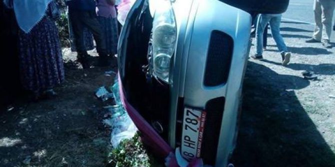 Muğla’da Gelin Arabası Kaza Yaptı: 7 Yaralı