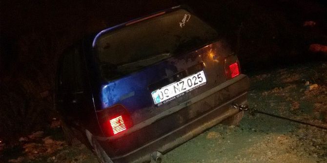 Virajı Alamayınca Aşağıya Uçtu