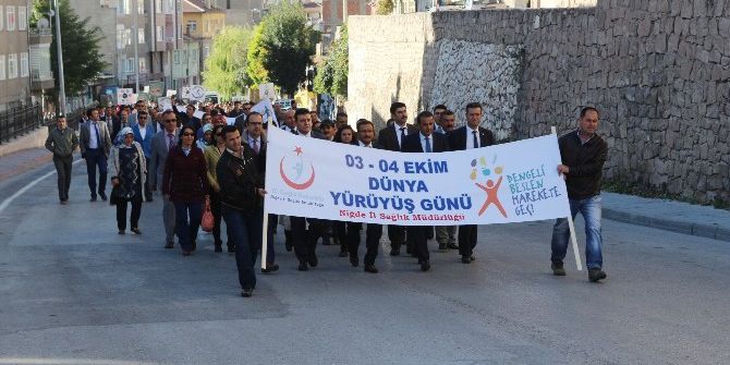 Niğde’de Sağlıklı Yaşam Yürüyüşü