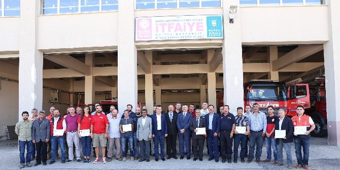 Gönüllü İtfaiyeciler Sertifikalarına Kavuştu