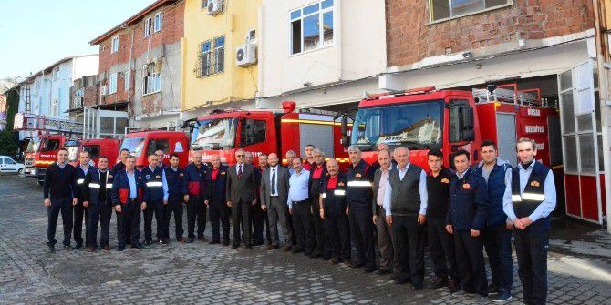 Başkan Özcan İtfaiye Personeliyle Kahvaltıda Buluştu