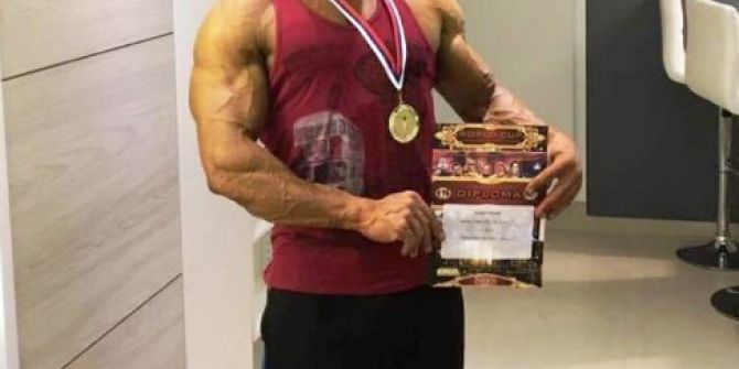 Vücut Geliştirme Şampiyonasında Dünya Üçüncüsü Oldu