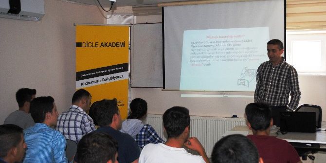Dicle Elektrik Çalışanlarına İsg Eğitimi