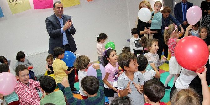 Mutluluk Kreşinde ‘Hoşgeldiniz’ Partisi
