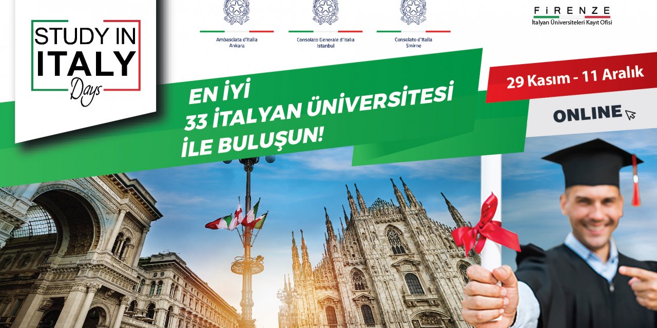 İtalyan Üniversiteleri Türk Öğrenciler İle Online Buluşuyor