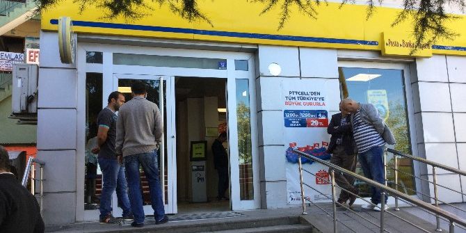 Ünye Ptt’de Soygun Girişimi