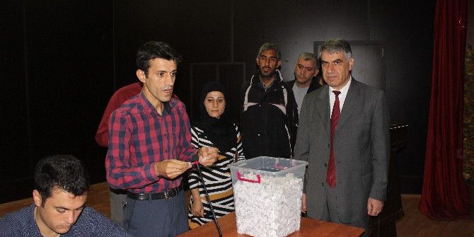 Typ Kapsamında Alınacak İşçiler İçin Kura Çekimi Yapıldı