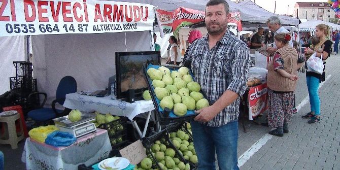 Edirne’nin Dev Armutları Görenleri Şaşırtıyor