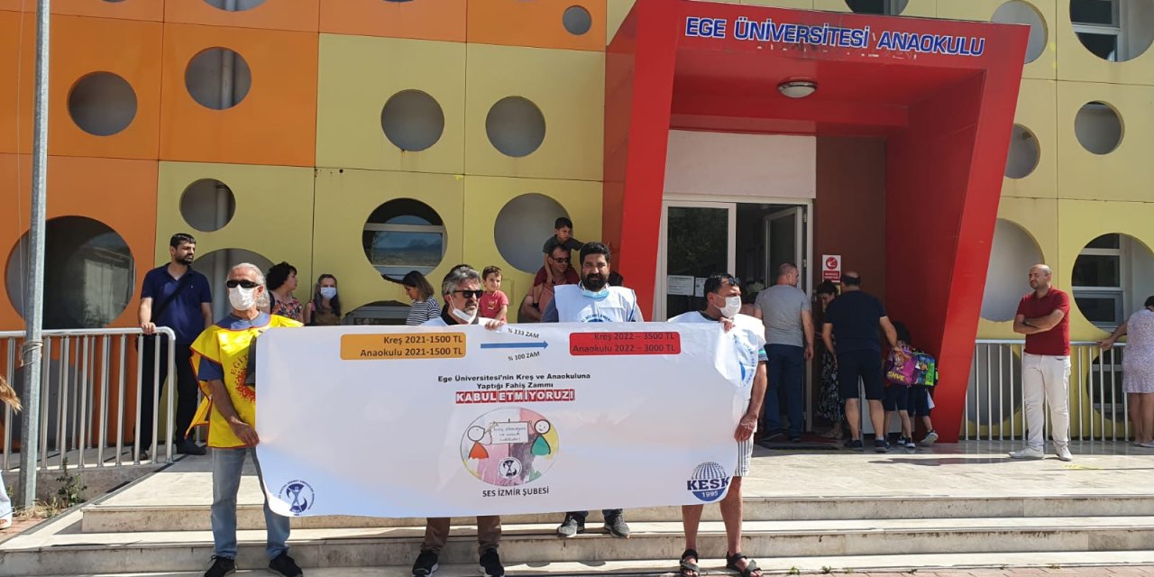 Ege Üniversitesi Kreş Ücretleri Zammına Tepki !