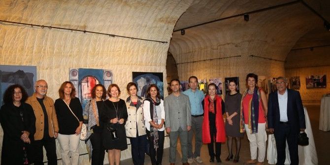 “İstanbul-avanos 25314” Karma Resim Sergisi Açıldı