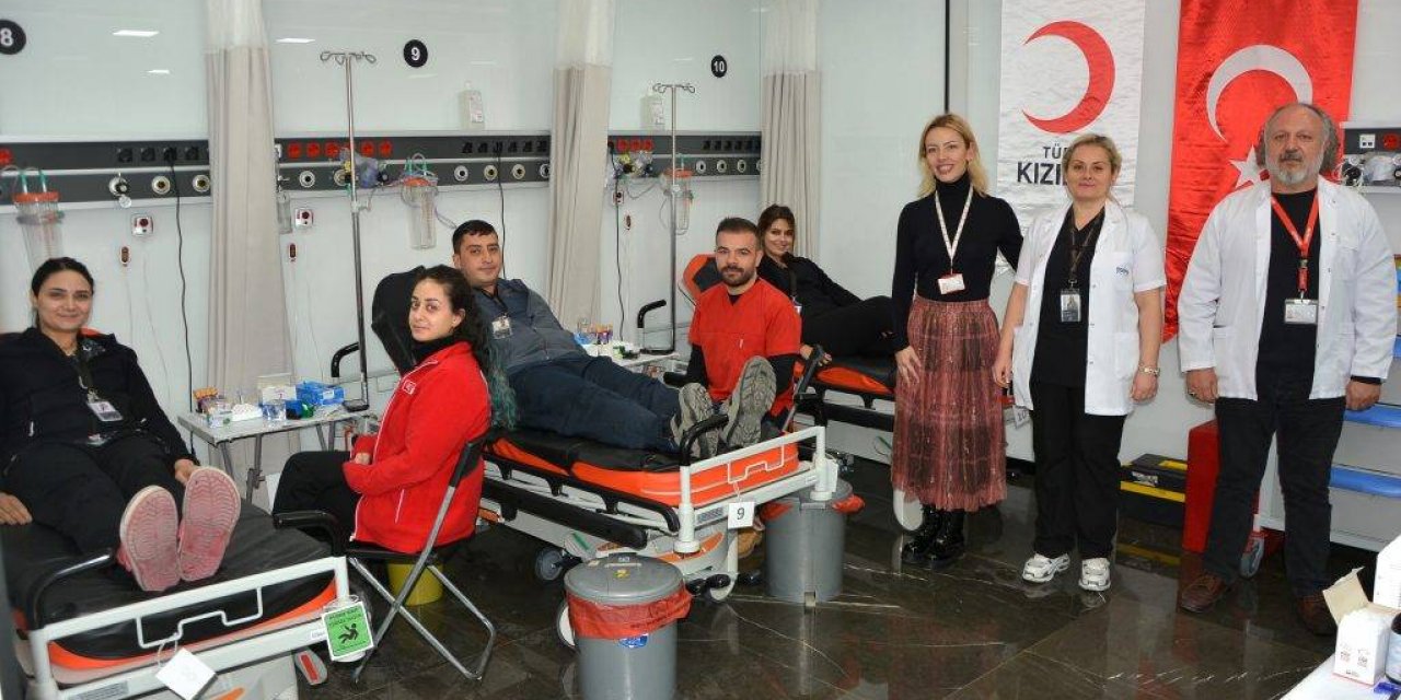 Egepol Çalışanlarından Kan Bağışı Kampanyası