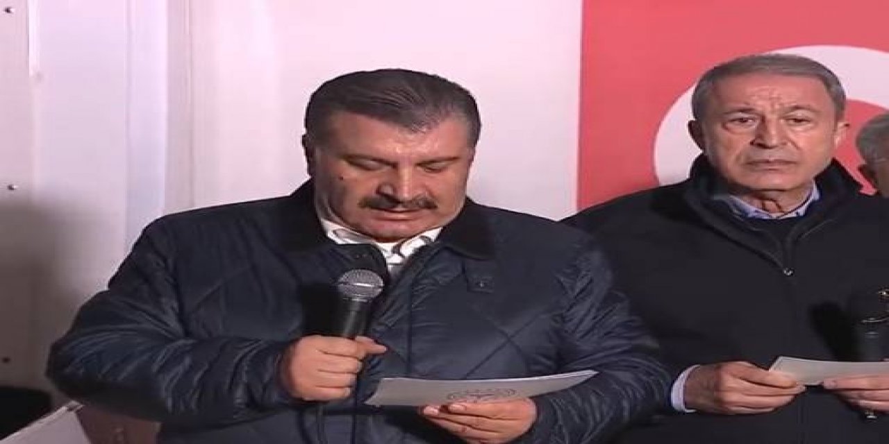 Bakan Koca, “hatay Eğitim Ve Araştırma Hastanesi Ciddi Hasar Aldı”