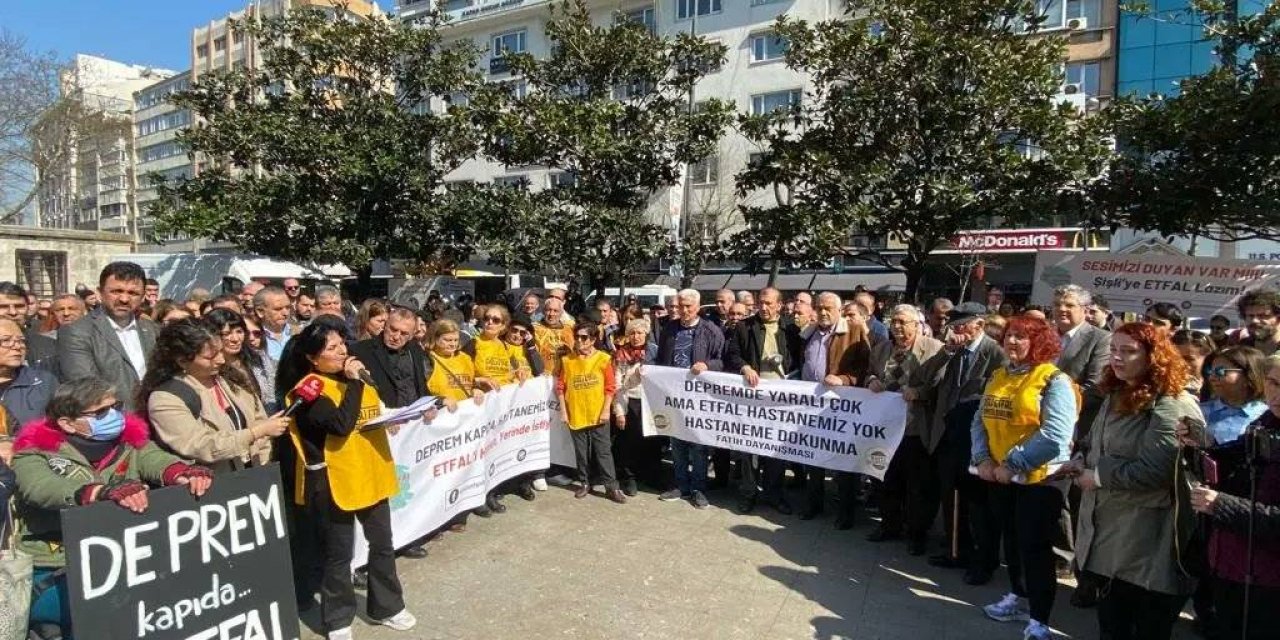 Şişli Halkı Hastanesine Sahip Çıkıyor: “depreme Hastane, Şişli’ye Etfal Lazım”