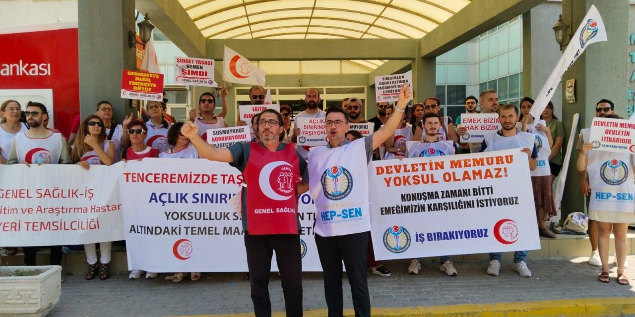 İş Bırakan Sağlık Çalışanlarından Mesaj: “devletin Memuru Yoksul Olamaz!”