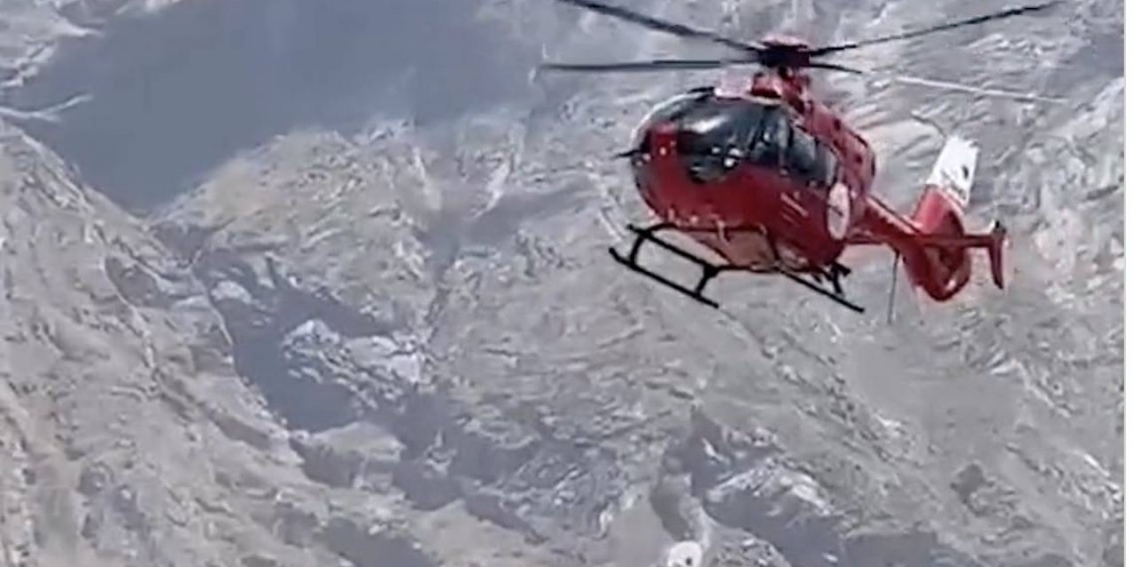 Yılan Tarafından Isırılan Hasta Helikopter Ambulans İle Kurtarıldı