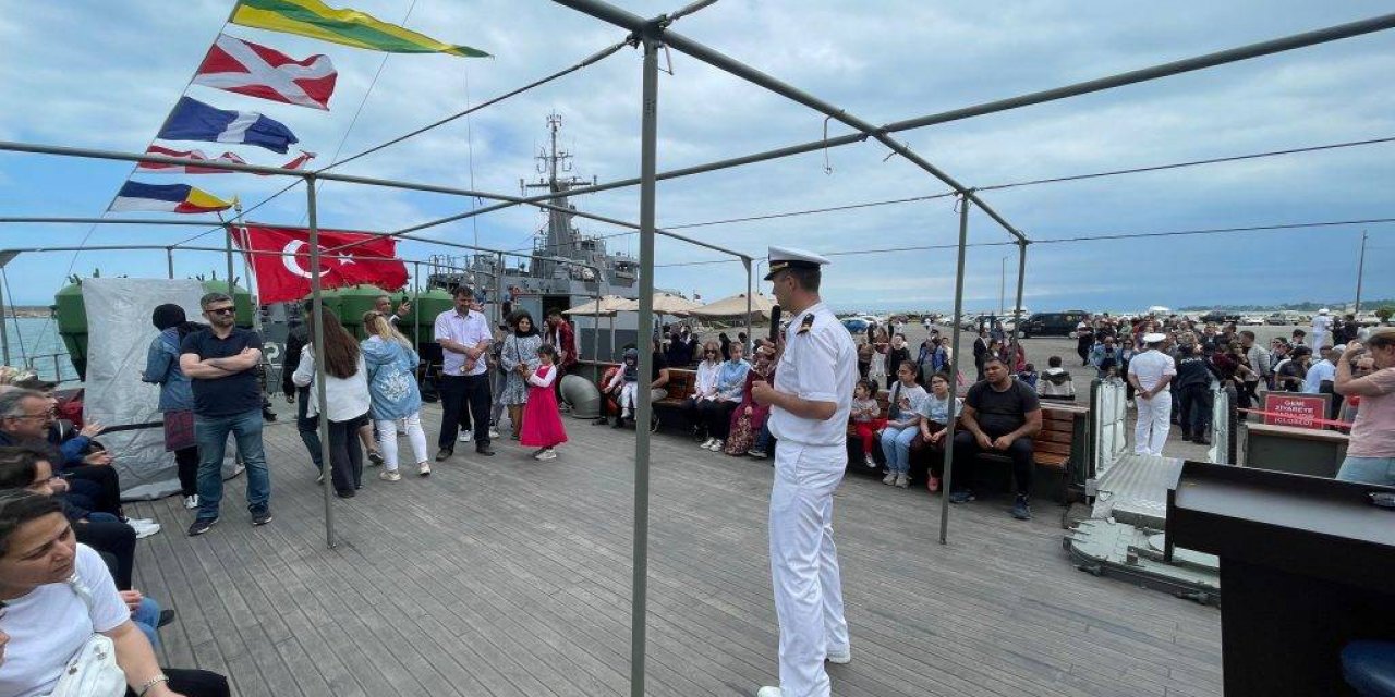Tcg Nusret Müze Gemisi Giresun Limanı’nda