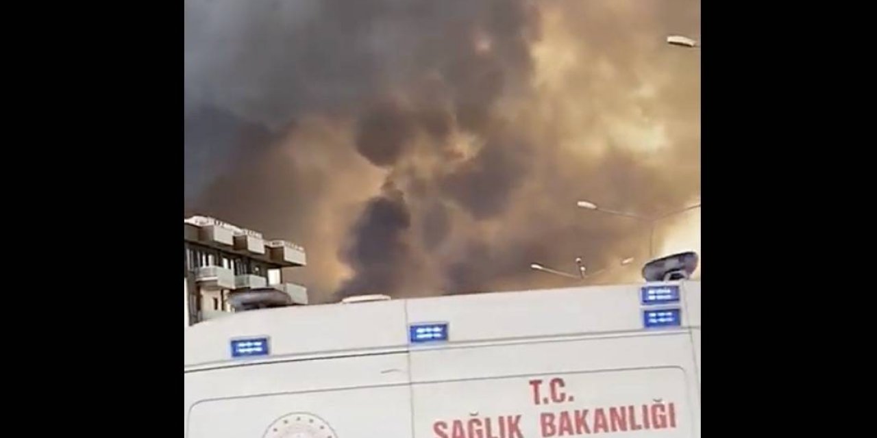 Çanakkale Yangınında İki Hastane Tehlike Altında !