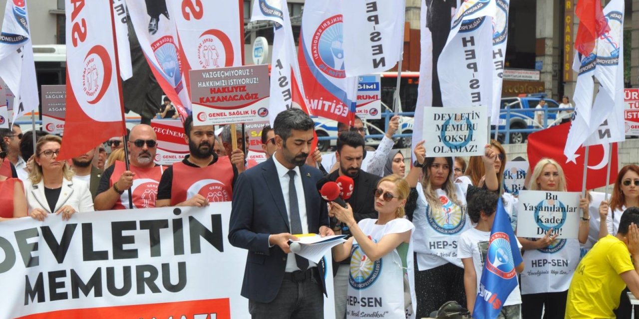 Hep-sen : “memur Enflasyon Oranının 12 Puan Altında Kaldı”