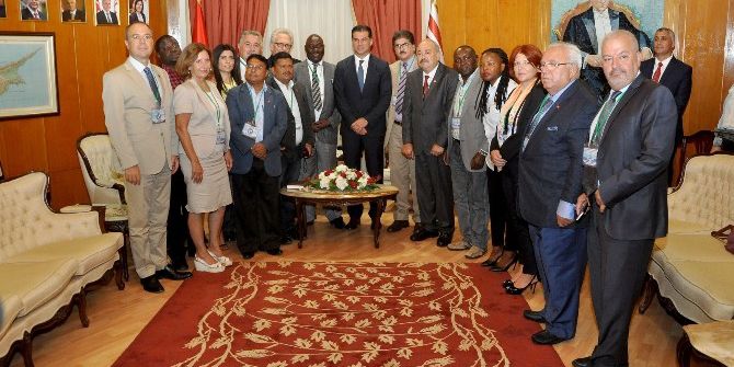 Kktc Başbakanı Özgürgün Dünya Basın Konseyleri Birliği Heyetini Kabul Etti