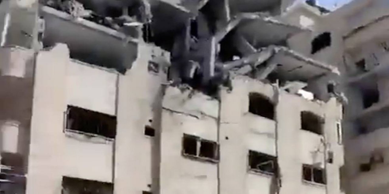 İsrail Filistin Kızılay Deposu’nu Vurdu !