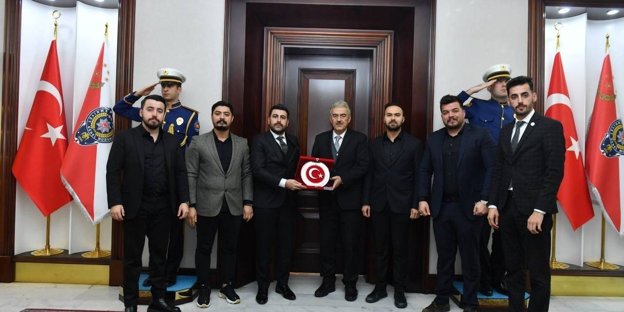 Genç Sağlık Sendikası Yönetimi, Emniyet Genel Müdürü Erol Ayyıldız’ı Ziyaret Etti