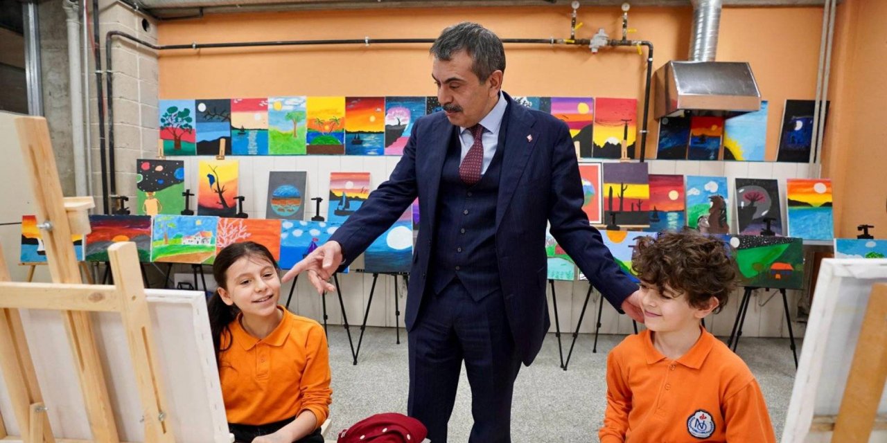 Bakan Tekin, Nişancı Ortaokulu Açılış Törenine Katıldı