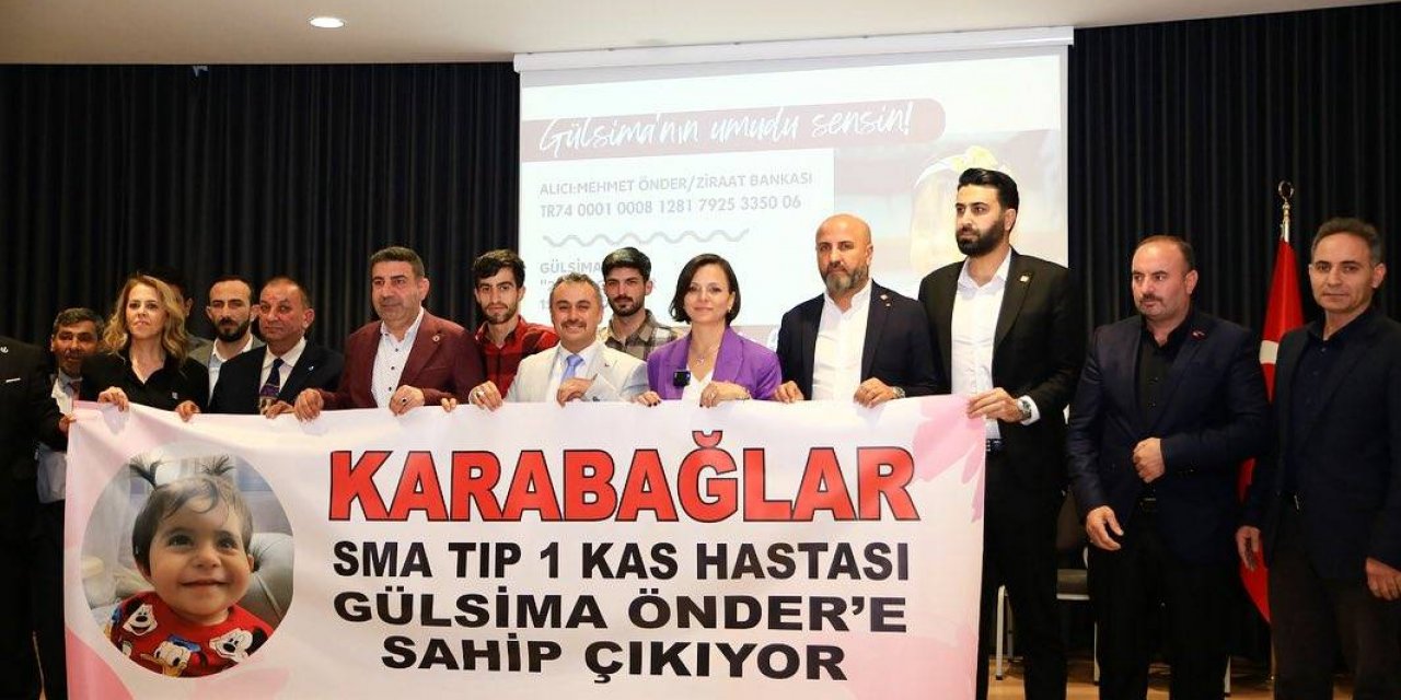 İzmir’deki Egeliler Derneği’nden Sma Hastası Gülsima Bebek’e Destek