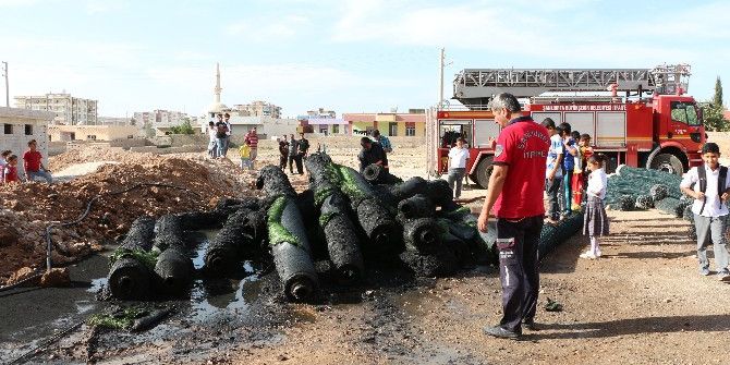 Ceylanpınar’da Spor Kompleksinde Yangın