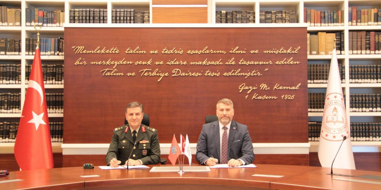 Millî Eğitim Bakanlığı Ve Millî Savunma Bakanlığı Arasında Harita İş Birliği Protokolü