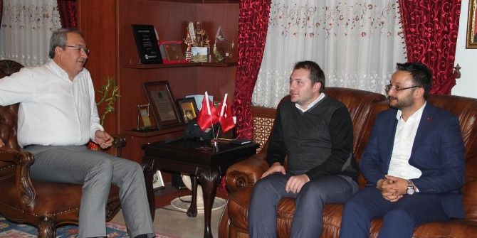 Ak Parti Genel Merkez Gençlik Kolları Başkanı Ecertaş, Ünver’i Ziyaret Etti