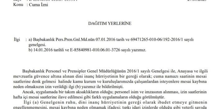 İ̇stanbul Valiliğniden Cuma Namazı Uyarısı