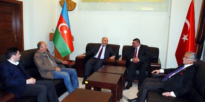 Kkdgc Başkanı Daşdelen’den Azerbaycan Kars Başkonsolosu Guliyev’e Ziyaret