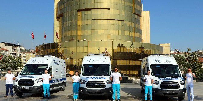 Büyükşehire Yeni Hasta Nakil Araçları Alındı