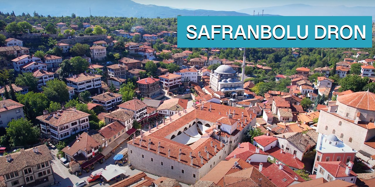 Safranbolu Drone Çekim 4K | Ağaçlı Yol Araç Tkp