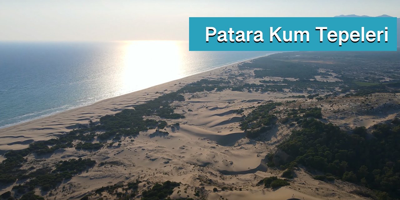 Patara Kum Tepeleri Drone Çekim 4K | Antalya | Kaş