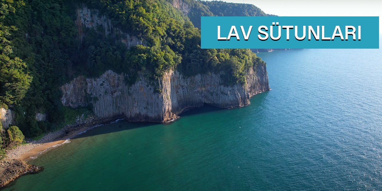 Lav Sütunları Drone Çekim 4K | Güzelcehisar | 80 Milyon yıllık