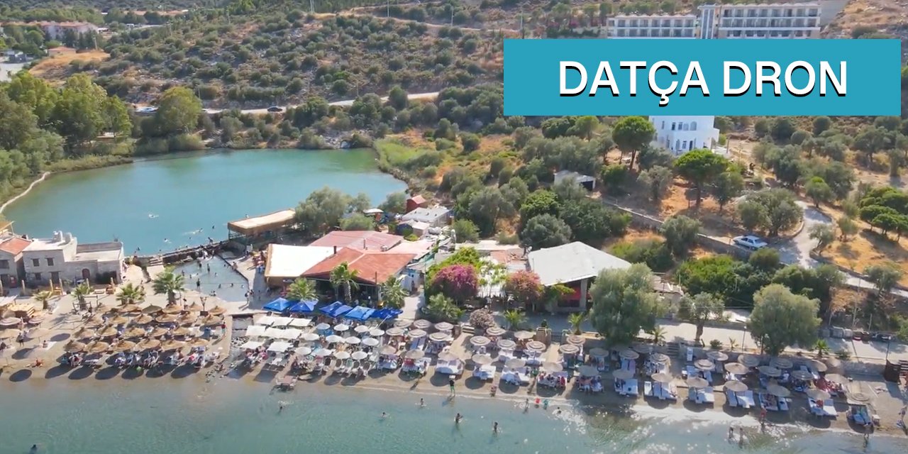 Datça Drone Çekimi | Simi (Yunan Adası) | Taşlık Plajı | Eski Datça