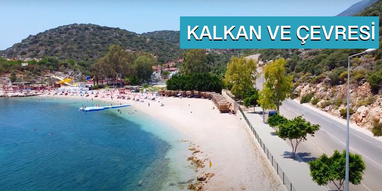 Kalkan ve Çevresi Drone Çekim 4K