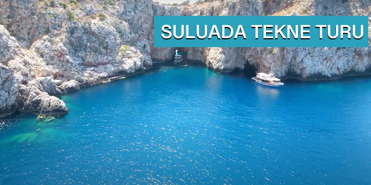 Suluada Tekne Turu 4K | Antalya'nın Maldivleri