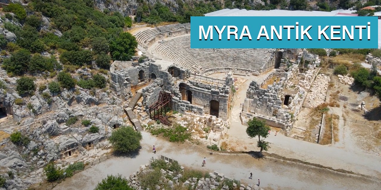 Myra Antik Kenti Drone Çekim 4K